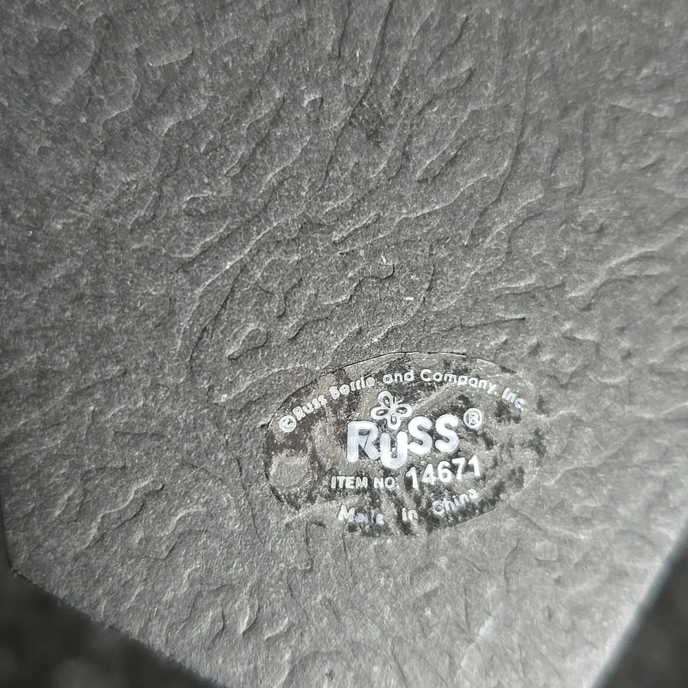 Russ Berrie & Co. Metal Silvertone Heart Accent Picture Frame
